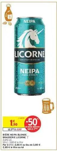 Intermarché BIÈRE NEIPA BLONDE offre