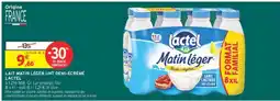Intermarché Lait Matin Léger UHT Demi-Écrémé Lactel offre
