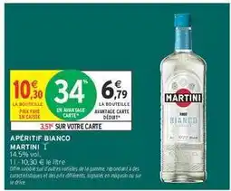 Intermarché Apéritif Bianco Martini offre