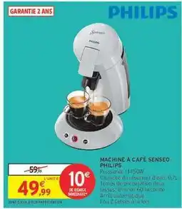 Intermarché MACHINE À CAFÉ SENSEO “PHILIPS” offre
