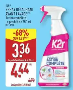 ALDI K2R Spray Détachant Avant Lavage offre