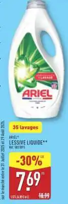 ALDI ARIEL Lessive liquide offre