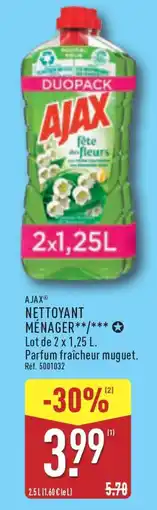 ALDI AJAX Nettoyant ménager offre