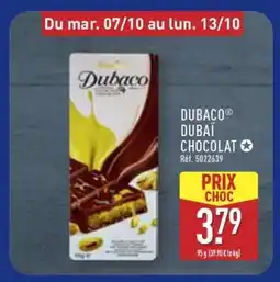 ALDI DUBACO Dubaï chocolat offre