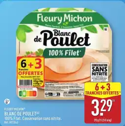 ALDI FLEURY MICHON Blanc de Poulet offre