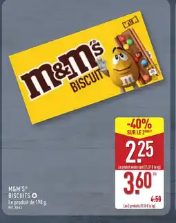 ALDI M&M's Biscuits offre