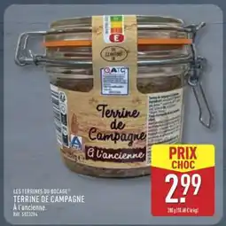 ALDI Les terrines du bocage terrine de campagne offre