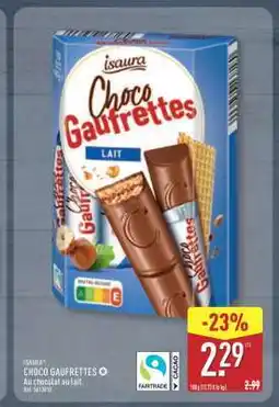 ALDI ISAURA CHOCO GAUFRETTES offre