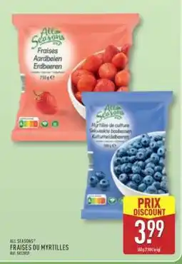 ALDI ALL SEASONS FRAISES OU MYRTILLES offre