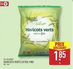ALDI ALL SEASONS HARICOTS VERTS EXTRA FINS offre