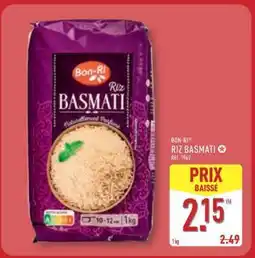 ALDI BON RI RIZ BASMATI offre