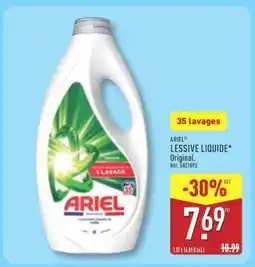 ALDI ARIEL LESSIVE LIQUIDE ORIGINAL offre
