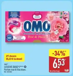 ALDI OMO Lessive Dose offre