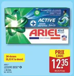 ALDI ARIEL LESSIVE DOSE offre