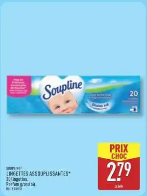 ALDI Soupline Lingettes Assouplissantes offre