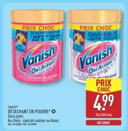 ALDI VANISH Détachant en Poudre offre