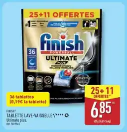 ALDI FINISH TABLETTE LAVE-VAISSELLE ULTIMATE PLUS offre