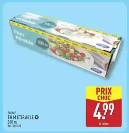 ALDI FOLIA FILM ÉTIRABLE offre