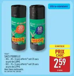 ALDI SACS POUBELLE offre