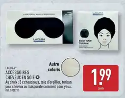 ALDI LACURA ACCESSOIRES CHEVEUX EN SOIE offre