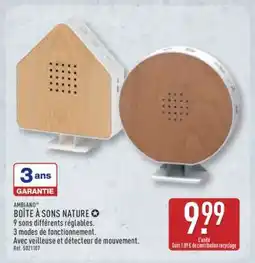 ALDI BOÎTE À SONS NATURE offre