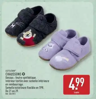 ALDI Chaussons offre