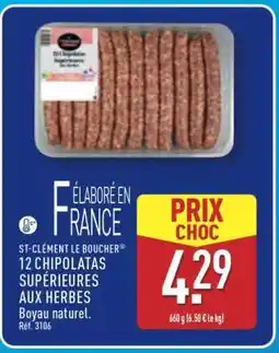 ALDI 12 chipolatas supérieures aux herbes offre