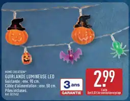 ALDI HOME CREATION GUIRLANDE LUMINEUSE LED offre