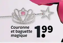 Wibra Couronne et baguette magique offre