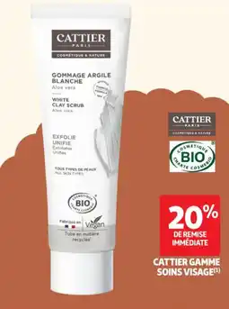 Auchan Parapharmacie CATTIER Gamme soins visage offre