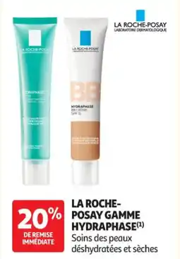 Auchan Parapharmacie LA ROCHE-POSAY Gamme hydraphase offre