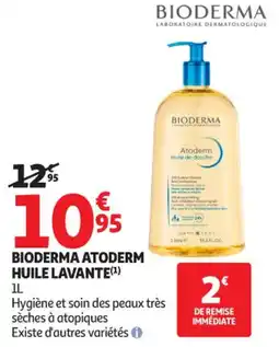 Auchan Parapharmacie BIODERMA Atoderm huile lavante offre