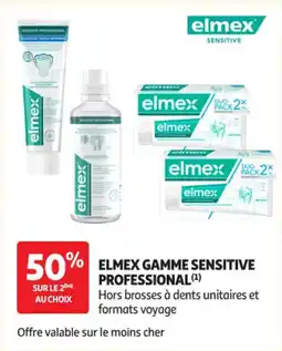 Auchan Parapharmacie ELMEX Gamme sensitive professional offre