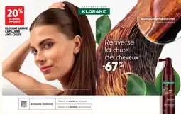 Auchan Parapharmacie Klorane gamme capillaire anti-chute offre