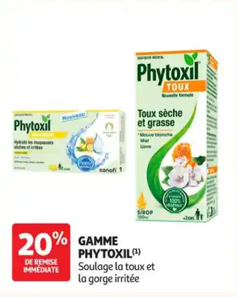 Auchan Parapharmacie PHYTOXIL Gamme offre
