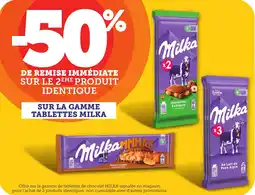 Bi1 Sur la gamme tablettes milka offre