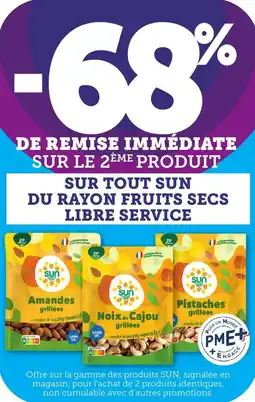 Bi1 Sur tout sun du rayon fruits secs libre service offre