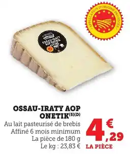 Bi1 Ossau-iraty aop onetik offre