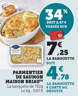 Bi1 Parmentier de saumon maison briau offre