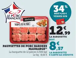 Bi1 Paupiettes de porc bardees madrange offre