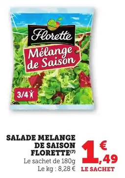 Bi1 Salade melange de saison florette offre