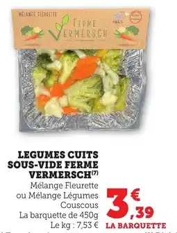 Bi1 Legumes cuits sous-vide ferme vermersch offre