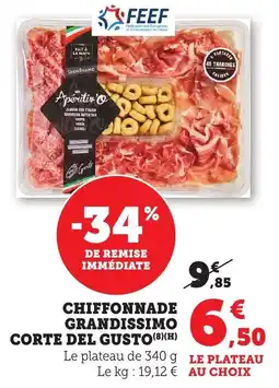 Bi1 Chiffonnade grandissimo corte del gusto offre