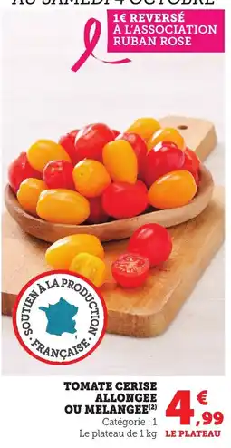 Bi1 Tomate cerise allongee ou melangee offre
