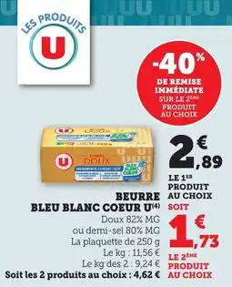 Bi1 Beurre bleu blanc coeur u offre