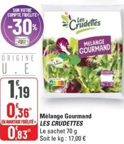 G20 LES CRUDETTES Mélange Gourmand offre