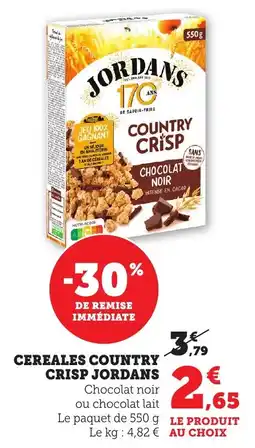 Bi1 Cereales country crisp jordans offre
