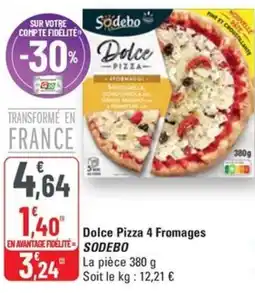 G20 SODEBO Dolce Pizza 4 Fromages offre