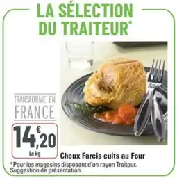 G20 Choux Farcis cuits au Four offre