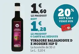 Bi1 Vinaigre balsamique d e modene igp u offre